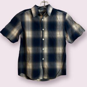 Cherokee Boys Short Sleeve Collared Button Down Shirt